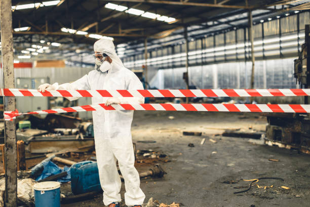 Professional Unattended Death Cleanup technician working in Oreland, PA